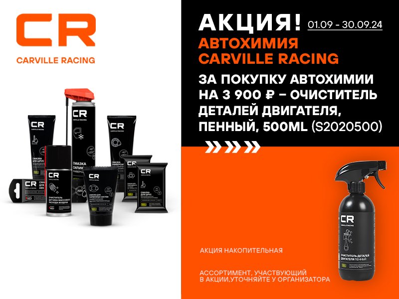 АКЦИЯ CARVILLE RACING